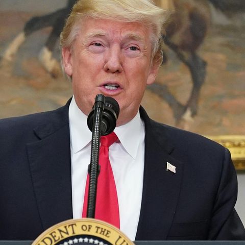 Donald Trump hält Rede