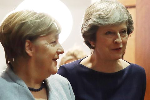 Angela Merkel und Großbritanniens Premierministerin Theresa May, hier im Oktober Brüssel