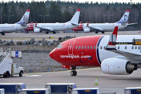 Boeing 737 von Norwegian