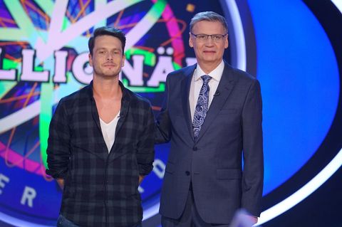 Philipp Nagel und Günther Jauch