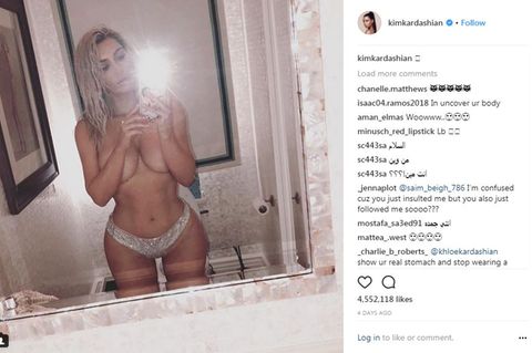 Kim Kardashian auf Instagram
