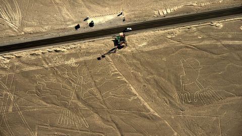 Die Nazca-Linien in Peru wurden 1994 von der Unesco zum Weltkulturerbe erklärt