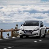 Die Front des neuen Nissan Leaf ist nun markentypisch gezeichnet