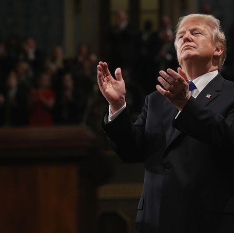 In seiner ersten Rede zur Lage der Nation hat Donald Trump die Einheit des Landes beschworen
