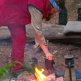 Tina York mit heißen Sohlen