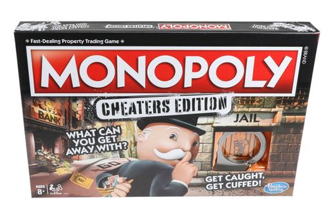 Die Verpackung der neuen Monopoly-Edition für Schummler