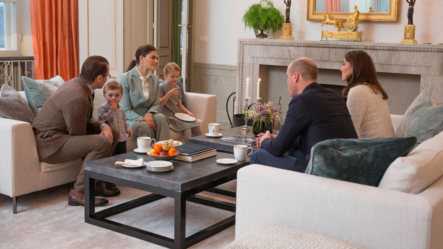 William und Kate in Schweden William und Kate in Schweden