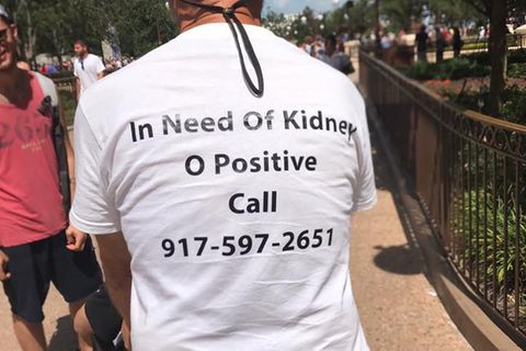 Organspende: Wie dieses mutige T-Shirt einem Mann das Leben rettete