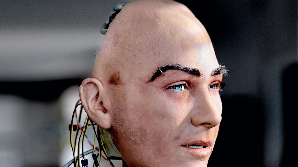 Mimik und Ausdrucksweise humanoider Roboter werden von der Firma Hanson Robotics perfektioniert