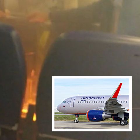 Ein Akku an Bord eines Airbus von Aeroflot hat Feuer gefangen