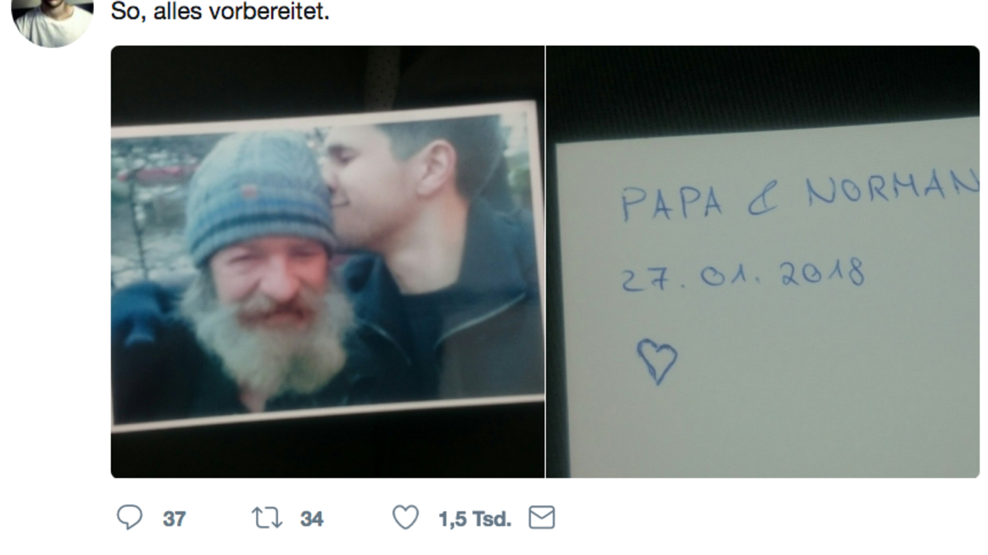 Norman und sein obdachloser Vater