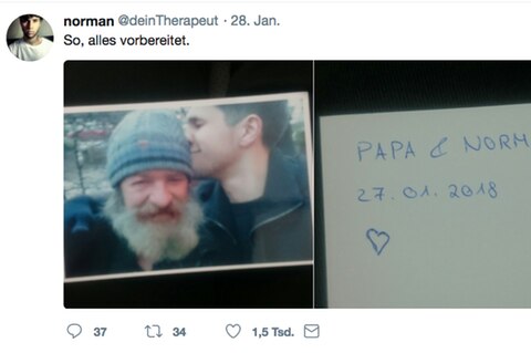 Norman und sein obdachloser Vater