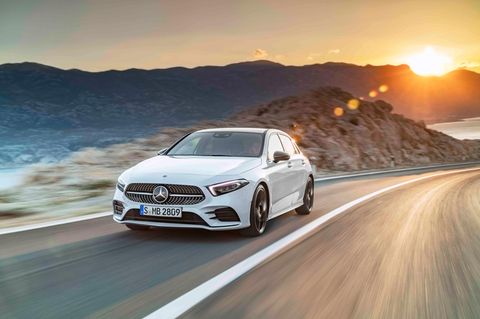 Die Mercedes A-Klasse (W177) ist 4,42 Meter lang