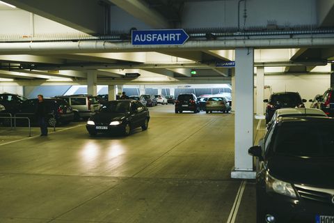 Ein Parkhaus