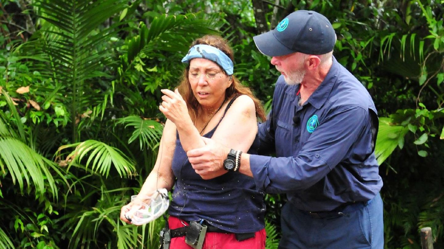 Dschungelcamp: Das Finale in Bildern – Tina bei der Prüfung