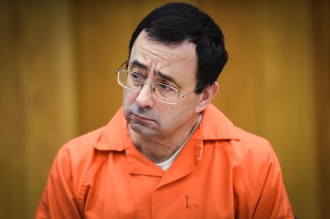 Der Angeklagte Larry Nassar sitzt im Gerichtssaal