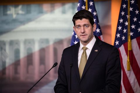 Paul Ryan auf einer Pressekonferenz am 18. Januar