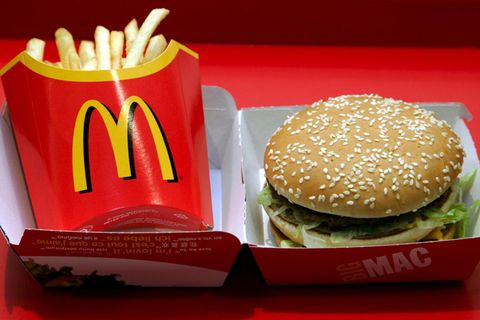 McDonald's serviert Valentinsmenü