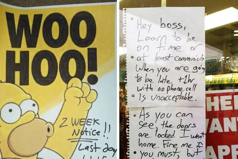 Kuriose Abgänge: "Hey Boss..." - die lustigsten Abschiedsworte zur Kündigung