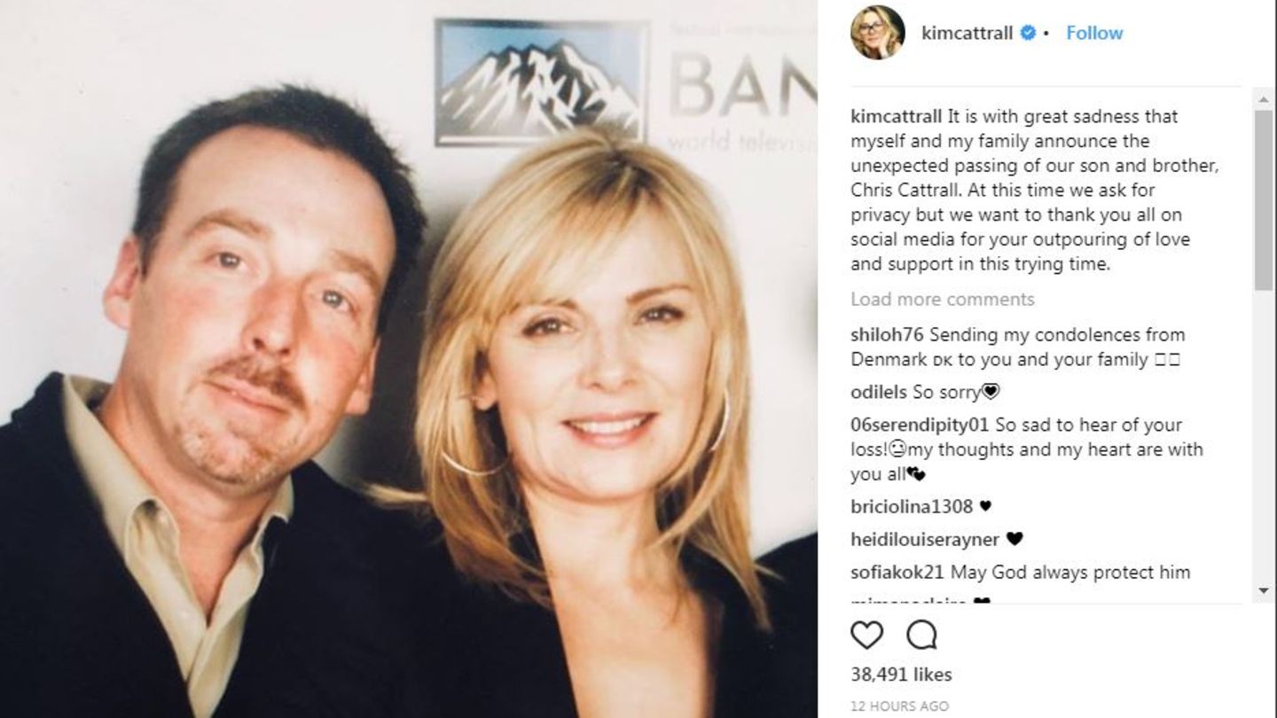 Kim Cattrall und ihr Bruder Chris
