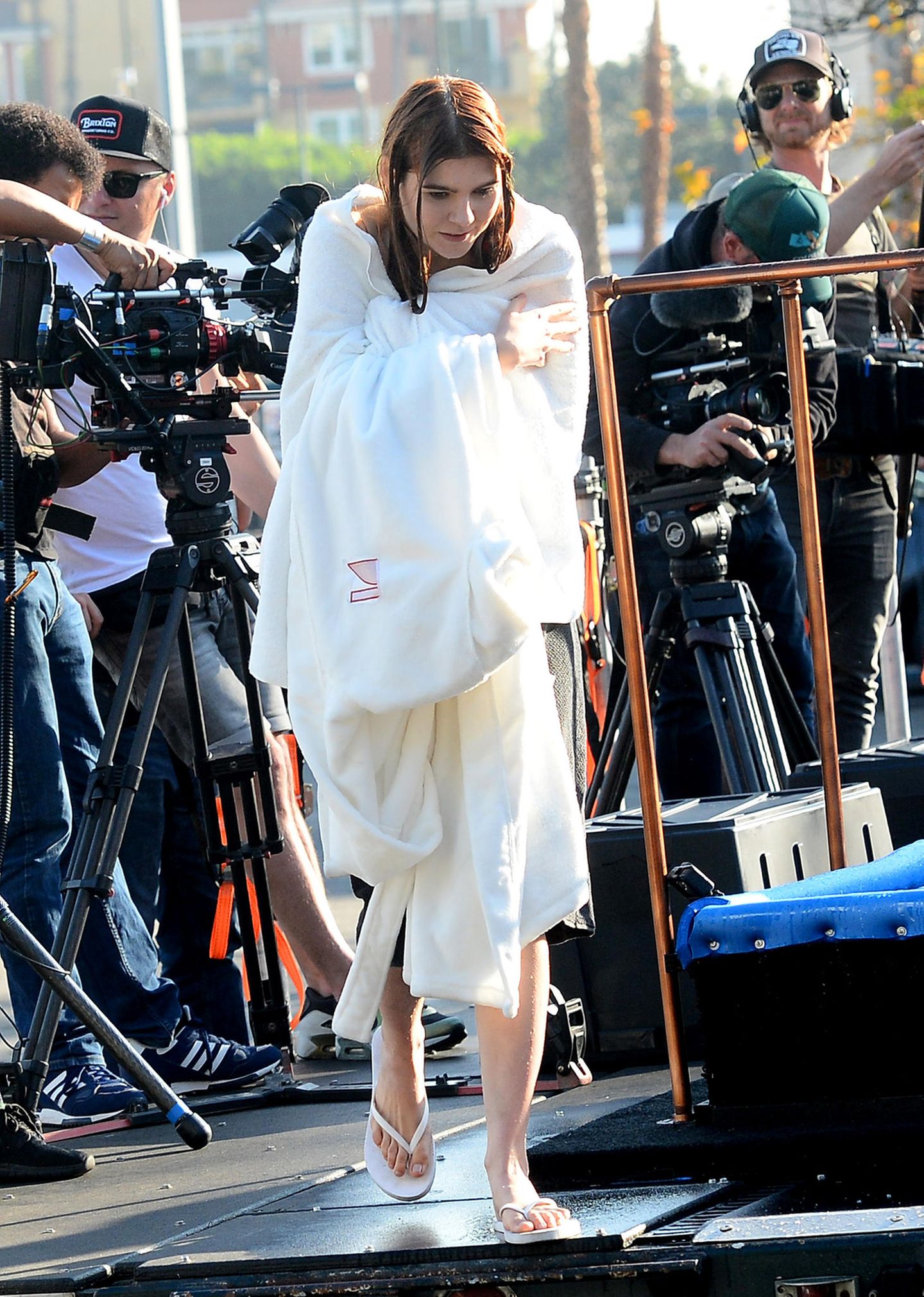 Germany's Next Top Model GNTM Shooting Germany's Next Top Model GNTM Shooting Duschen