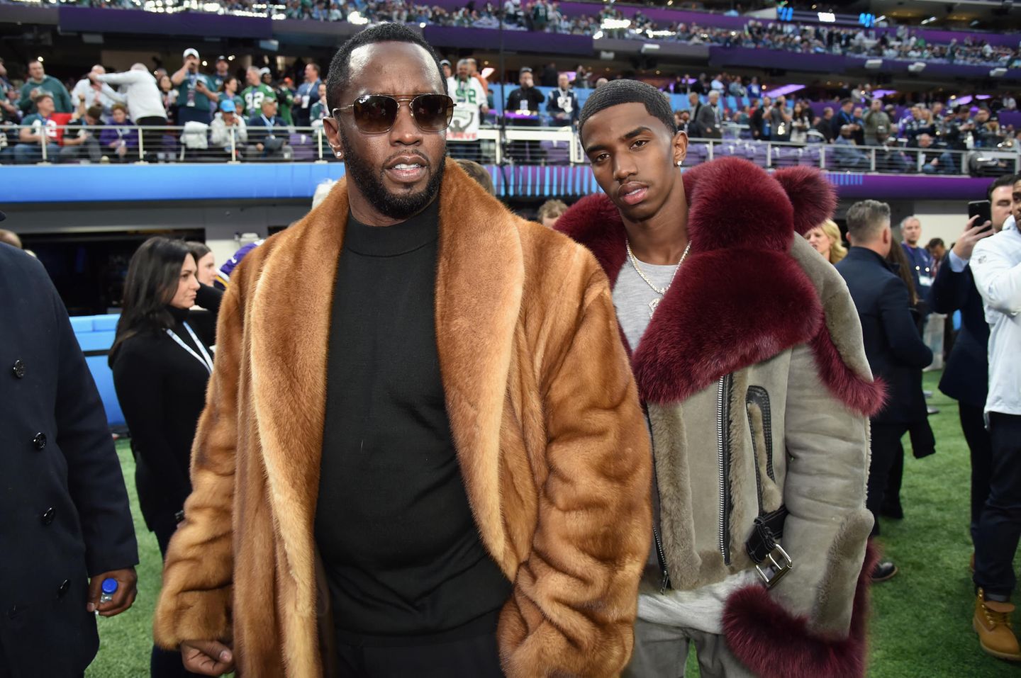 Rapper Sean Combs (Diddy) und sein Sohn Christian Combs