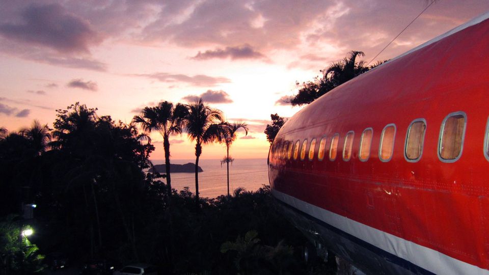 Flugzeughotel in Costa Rica: Hier ist keine Boeing abgestürzt - hier kann man stilecht übernachten Flugzeughotel in Costa Rica: Hier ist keine Boeing abgestürzt - hier kann man stilecht übernachten