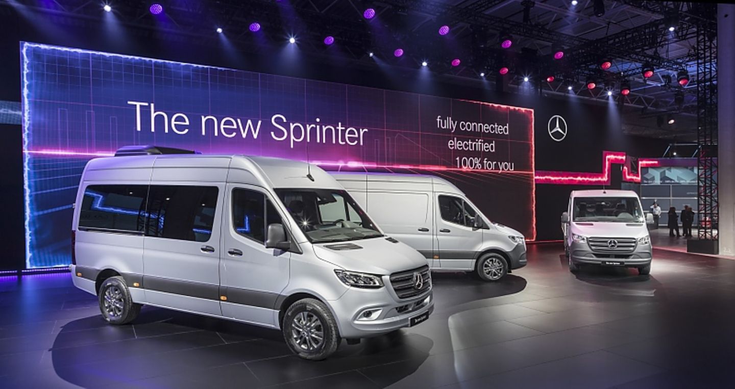 Weltpremiere Mercedes Sprinter Duisburg 2018