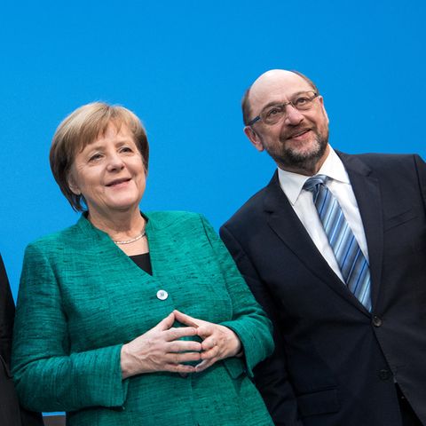 Die drei von der Groko: Horst Seehofer, Angela Merkel, Martin Schulz