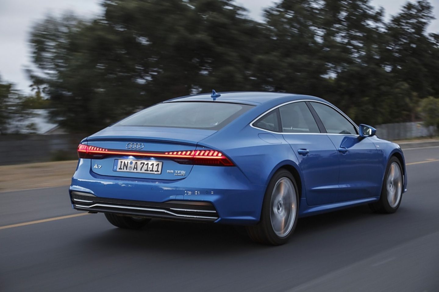 Der Audi A7 Sportback 55 TFSI quattro ist ab März auf dem Markt