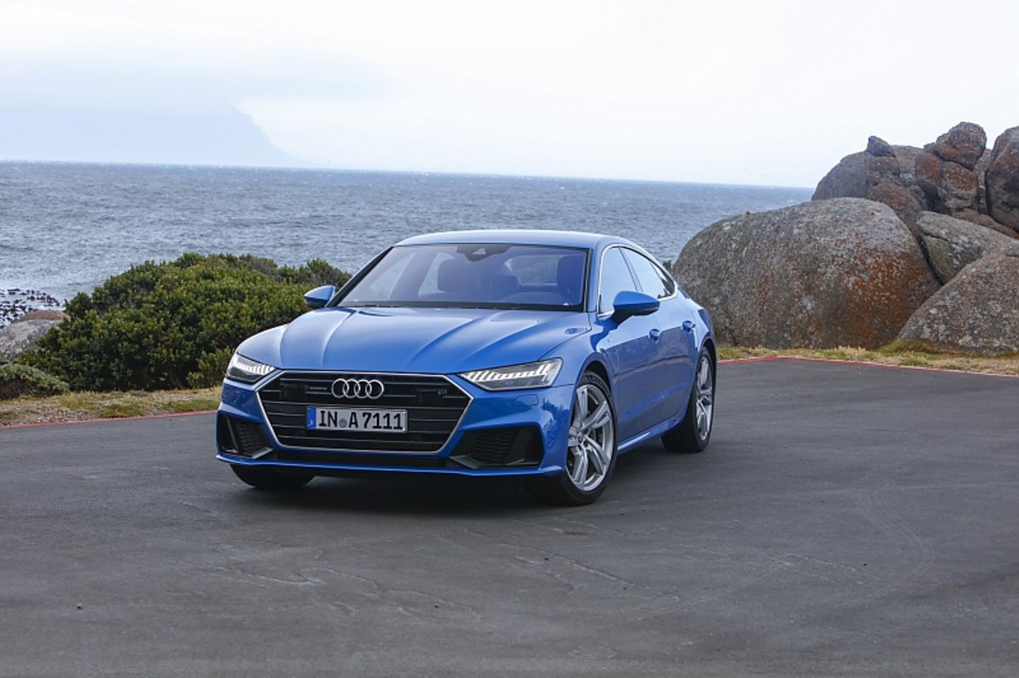 Der Audi A7 Sportback ist auch mit Laser-Fernlicht erhältlich