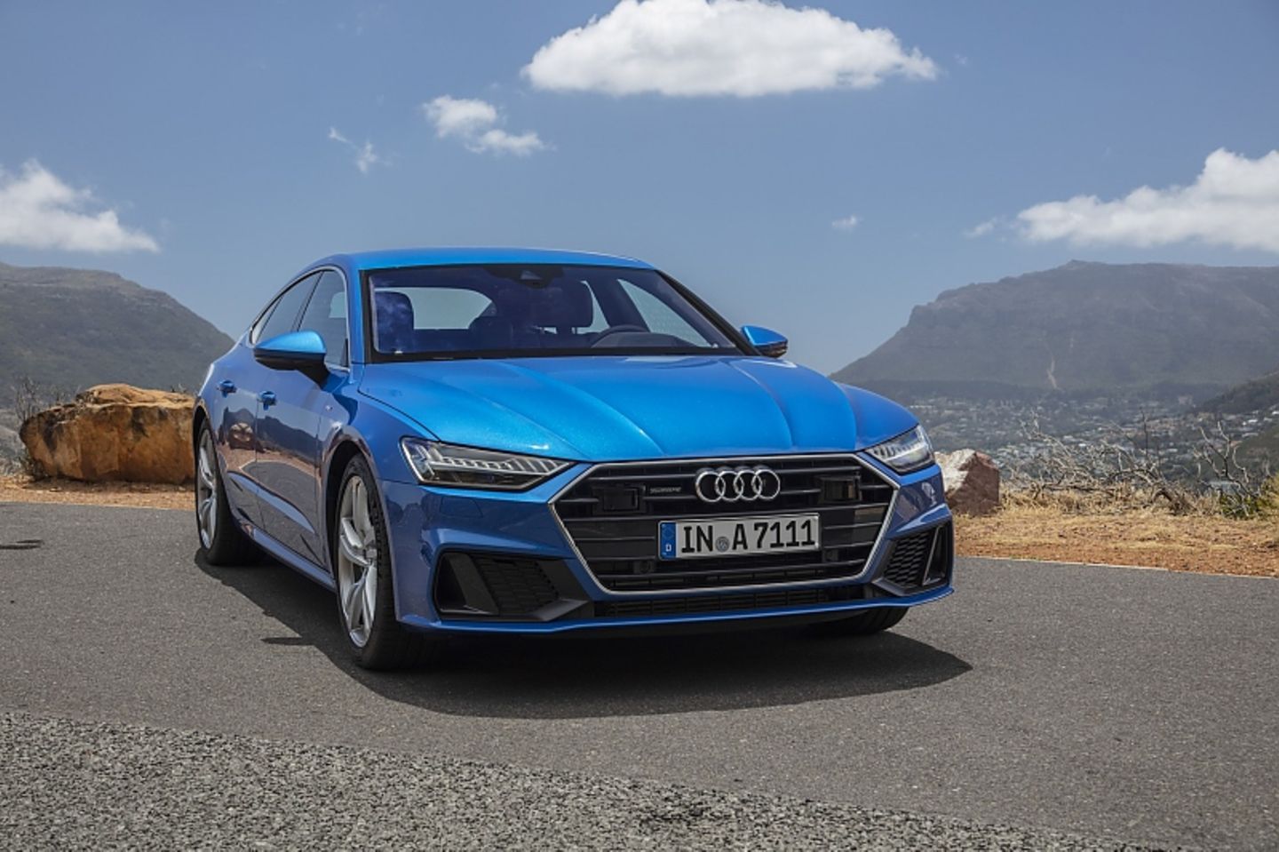 Der Audi A7 Sportback 55 TFSI quattro hat viele Assistenzsysteme an Bord