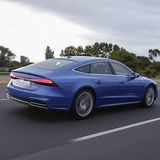 Das Siebengang-Doppelkupplungsgetriebe passt gut zum Audi A7 Sportback 55 TFSI quattro