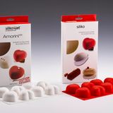 Silikonförmchen "Amorini"  Das Original kommt von Silikomart aus Italien, die Kopie namens "Siliko" aus China.