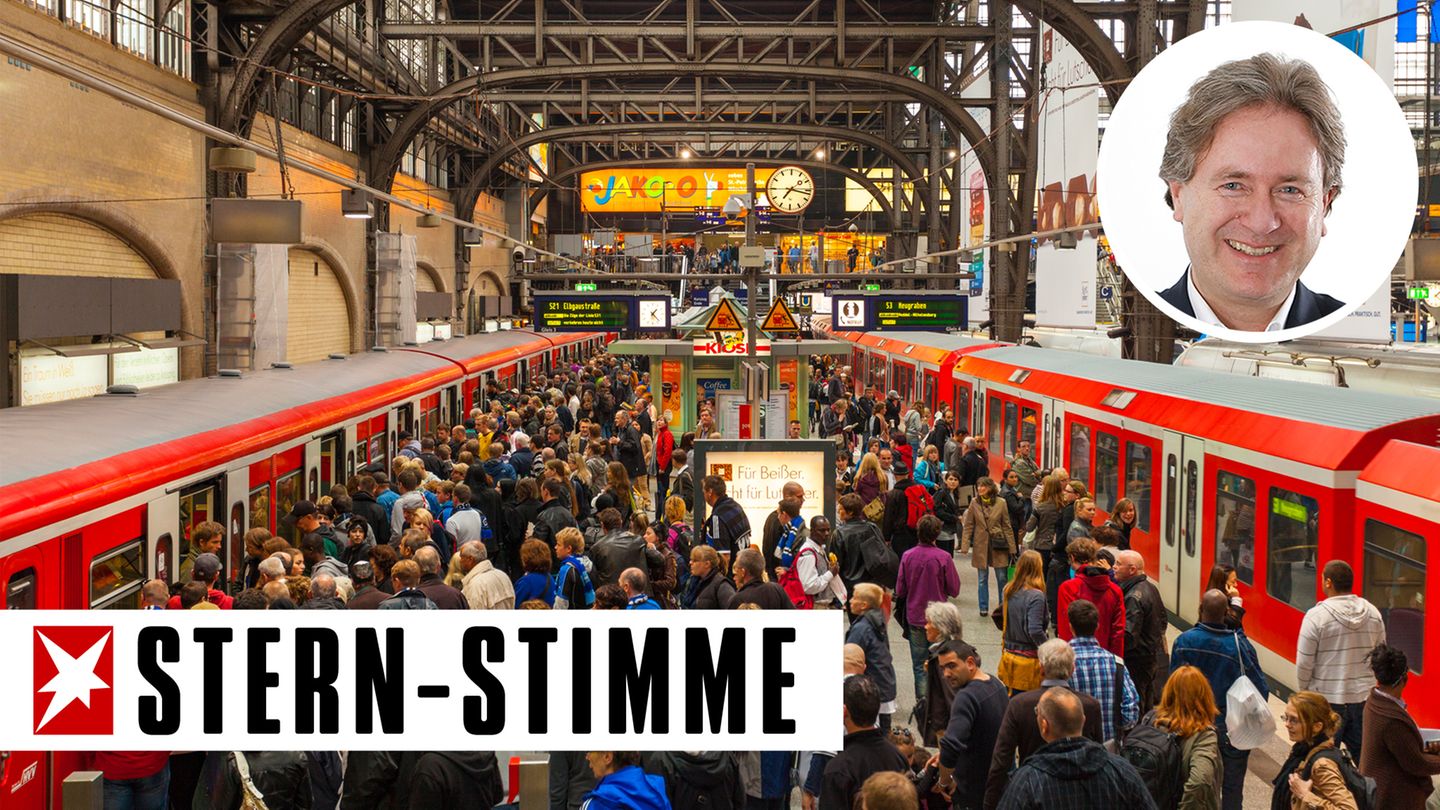 S-Bahn-Verkehr am Hamburger Hauptbahnhof
