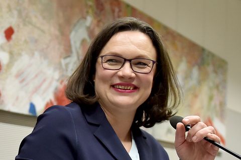 Andrea Nahles greift nach der SPD-Führung.