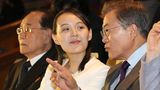 Moon Jae In und Kim Yo Jong