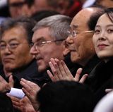 Kim Yo Jong mit Thomas Bach