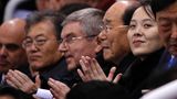 Kim Yo Jong mit Thomas Bach