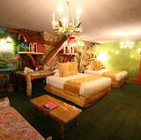 Als Familienzimmer wird das "Old Mill" mit seinen beiden King-Size-Betten angeboten.