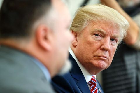 Donald Trump im Oval Office des Weißen Hauses