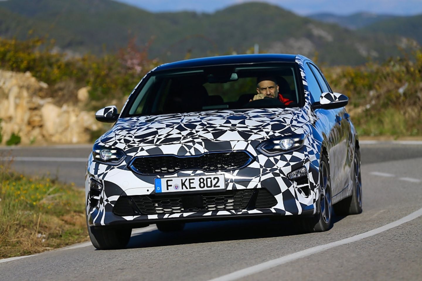Prototypenfahrt im Kia Ceed 2018