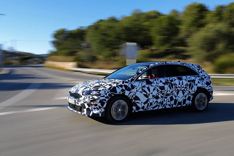 Prototypenfahrt im Kia Ceed 2018