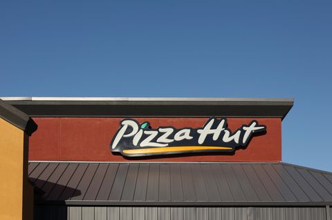 Logo einer Pizza-Hut-Filiale