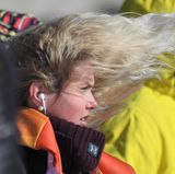 Windige Angelegenheit: Es gab viel Wind in den ersten Tagen der Spiele, deutlich an den Haaren der norwegischen Snowboarderin Silje Norendal zu sehen.
