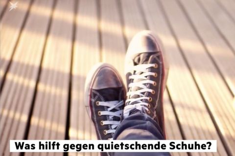 Quietschenden Schuhen kann man ganz leicht den Kampf ansagen.