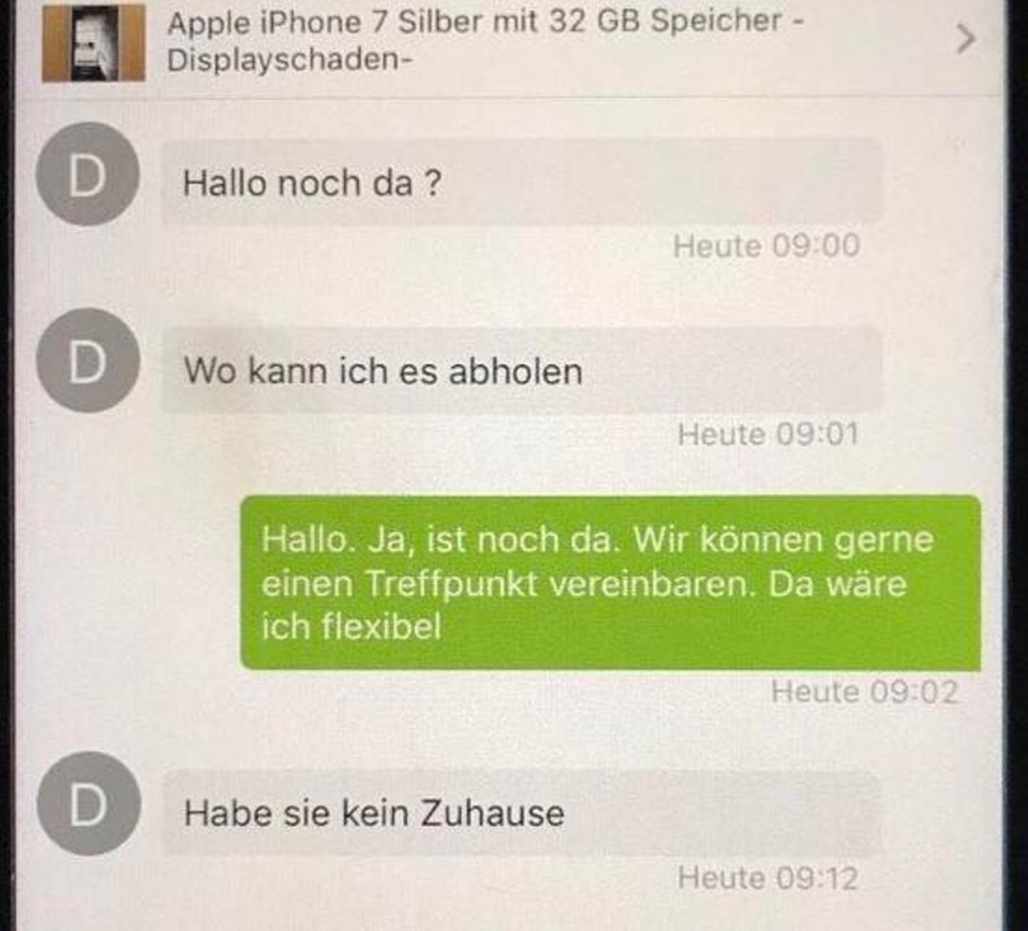 "Haben Sie kein Zuhause?" : Die witzigsten Dialoge von Ebay Kleinanzeigen