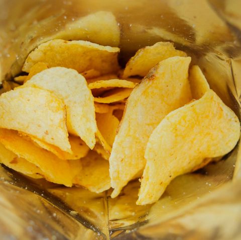 Eine Tüte mit Kartoffelchips