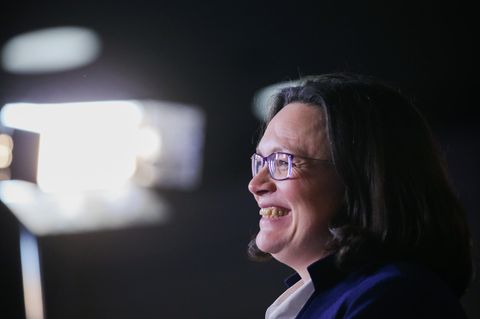 SPD-Fraktionschefin Andrea Nahles hat schon länger Kanzlerformat - doch sie wurde immer wieder ausgebremst