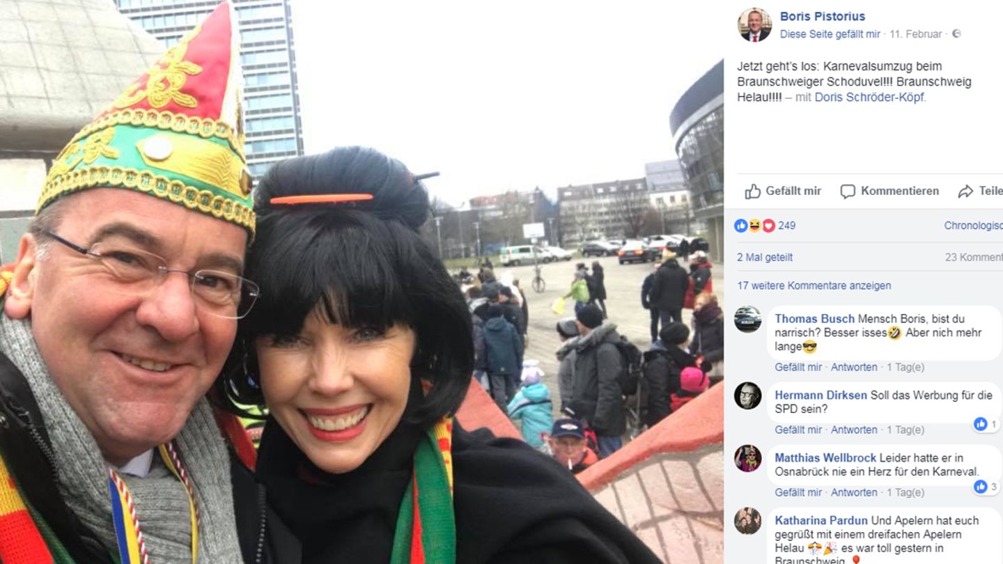 Doris Schröder-Köpf und Boris Pistorius
